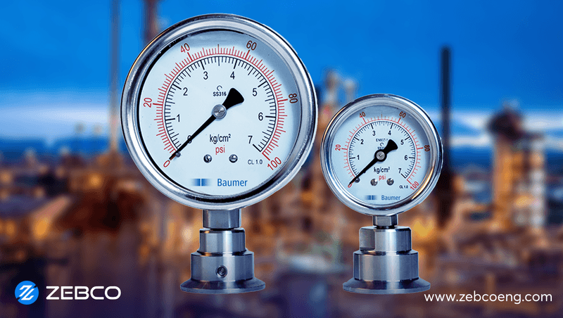 baumer-diaphragm-seal-pressure-gauges