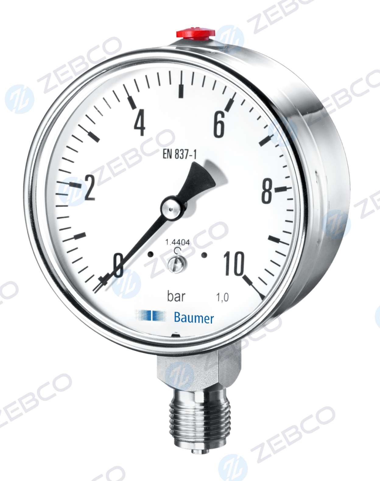 Supplier / Dealer of Baumer SS Pressure Gauge AL Model | Zebco