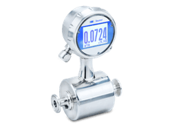 Electromagnetic flow meter for hygienic applications
