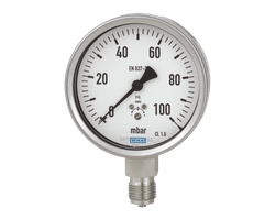 Wika capsule pressure gauge, stainless steel